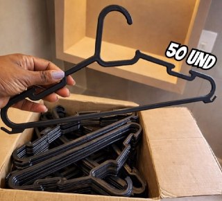 Kit 50 Cabide Adulto Reforçado
