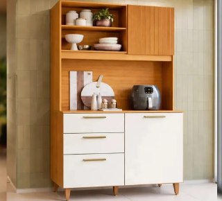 Armário Cozinha Compacto Cozinha Poliman C/ 3 Portas 2 Gavetas