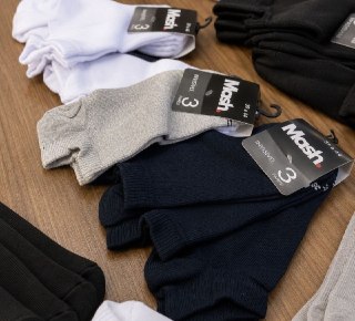 Kit 12 Pares Meias Soquete Mash- Unissex