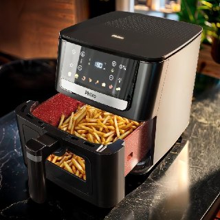 Air Fryer Philco 6,5L Visor Glass 127V
