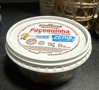 Da Colonia Paçoquinha Rolha Zero Açúcar 170g