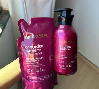 Combo Nativa Spa Orquidea Lumière: Creme + Refil