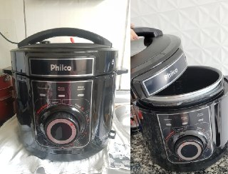 Panela De Pressão Philco Inox Multifuncional 5l - 127V