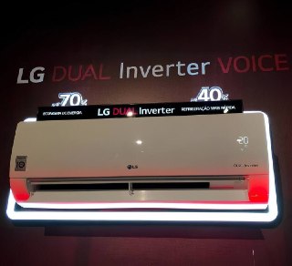 Ar Condicionado Split Hi Wall R32 LG Dual Inverter Voice +AI 18000 BTU/h - 220v