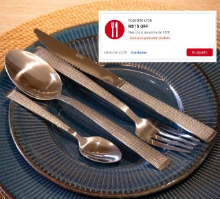 Faqueiro 16 Peças de Aço Inox Premium Santorini Prata - Lyor