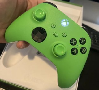 Controle Sem Fio Velocity Green Xbox Microsoft