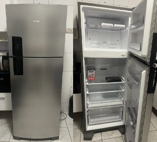 Geladeira Consul Frost Free 455L Duplex Inox 127v