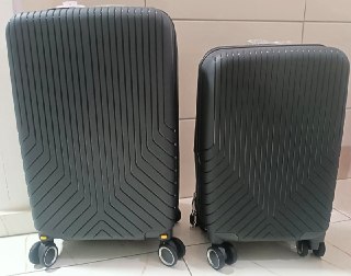 Conjunto Malas P e M com Rodas 360º França (5 cores)