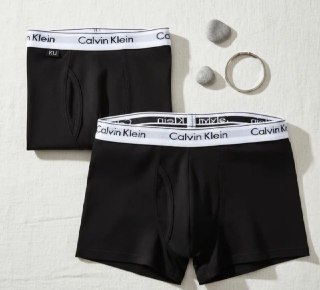 Kit com 2 Cuecas Boxer Calvin Klein