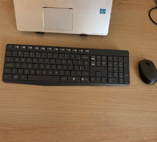 Combo Teclado e Mouse sem fio Logitech MK235