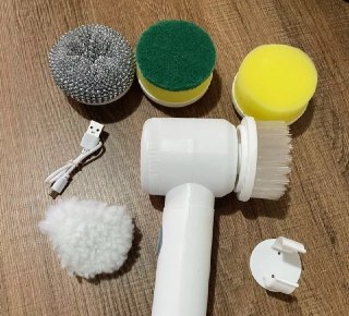 Escova de Limpeza 5 em 1 Sem Fio