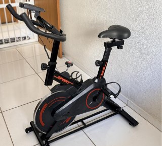 Bicicleta Ergométrica Spinning Vertical Modelo Premium