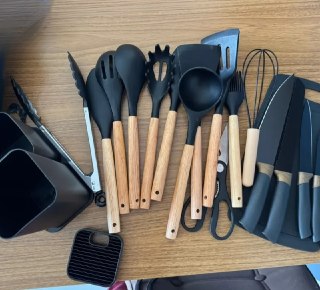 Conjunto 19 Peças Utensílios Cozinha Silicone