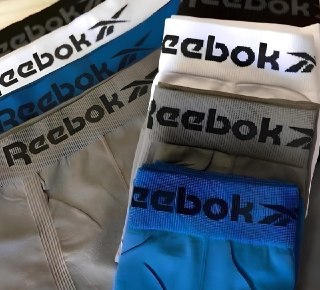 Kit 6 Cuecas Boxer Reebok Microfibra Sem Costura