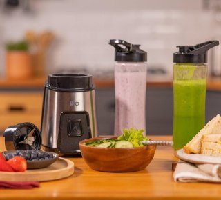 WAP Mini Liquidificador Portátil Blender Go 300W Com 2 Copos Squeeze