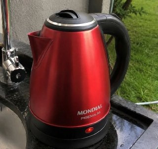 Chaleira Elétrica Mondial Pratic Inox