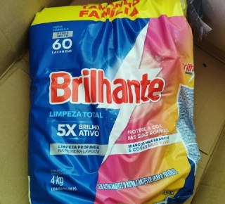 Brilhante Lava-Roupas em Pó - 4 kg