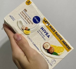 NIVEA Kit 6 Sabonetes em Barra Vegetal Nutrição da Natureza 80g