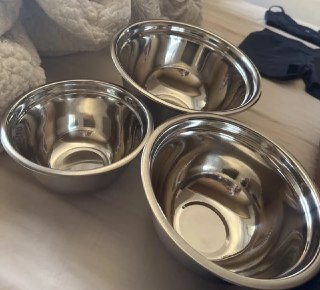 Conjunto De Tigelas Brinox 3 peças Suprema em Inox