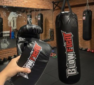 Saco De Box 90 Cm Profissional + Luva Bate Saco