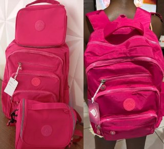 Kit Bolsa Grande De Costas + Lancheira Térmica e Estojo Box Impermeável