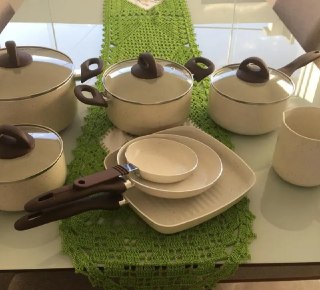 Conjunto de Panelas 8 Peças Ceramic Life Smart Plus - Brinox