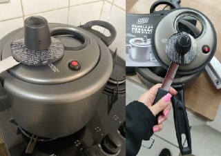 Panela de Pressão 4.5L Grafite