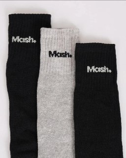 6 Pares De Meias Mash Cano Médio Longo