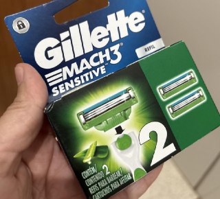 Refil para Gillette Mach3 Sensitive - 2 unidades