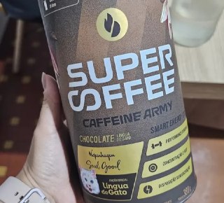SuperCoffee Chocolate Língua de Gato Kopenhagen Caffeinearmy 380g