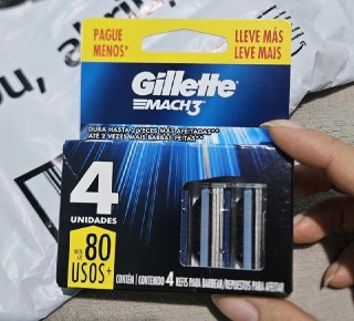 Gillette Refil Para Barbear Mach3 4 Unidades