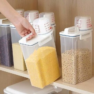 Pote Hermético Com Copo Medidor Multiuso 2.5L
