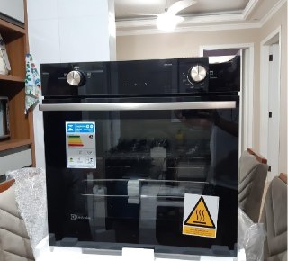 Forno de Embutir Electrolux a Gás 80L Efficient com PerfectCook360 220v
