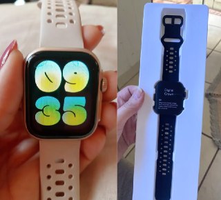 Smartwatch Bettdow FB041 GPS e Alexa (Preto ou Branco)