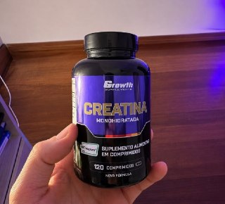 Creatina Creapure 120 Cáps Growth Supplements