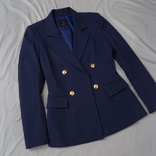 Blazer Feminino Alfaiataria Com Botões