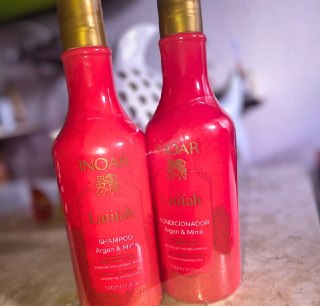 Kit Latifah Shampoo e Condicionador Argan e Mirra 500ml cada