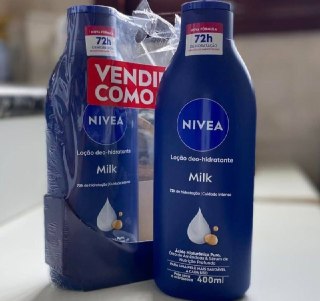 Kit Loção Hidratante Corporal Nivea Milk 400ml - 2 unidades