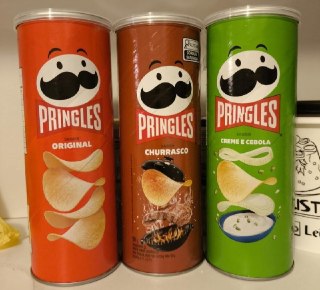Tripack Batata Frita Pringles Festa do Futebol 322g