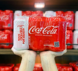 Pack de Coca-Cola Lata 350mL 6 unidades