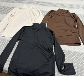 Kit 3 Blusa Cacharrel Gola Alta
