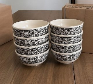 Kit 8un Tigela Bowl Ecológico 300ml
