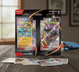 Blister Quadrúplo Pokémon ME05 Escuridão Absoluta - 25 cartas