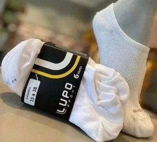 Kit com 6 Pares Meias Lupo Invisível Soquete (várias cores)
