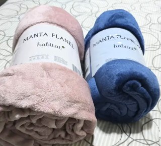 Manta Microfibra Antialérgico Flannel Soft (várias cores)