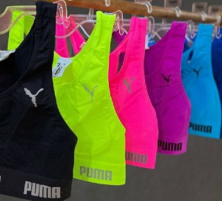 Top Puma Alta Sustentação (várias cores)