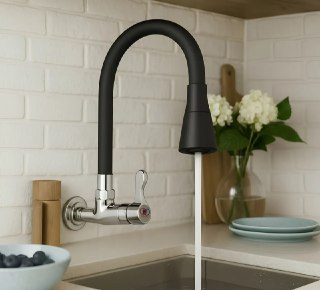 Torneira Gourmet Luxo Flexível Cozinha