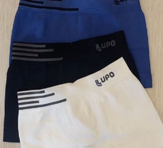 Kit 6 Cuecas Sem Costura Boxer Lupo Microfibra