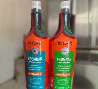 Kit #Bombar Super Vitaminas (Shampoo e Condicionador 1L) - Inoar