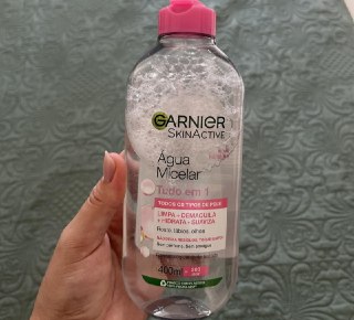 Água Micelar Garnier SkinActive Tudo em 1 400ml